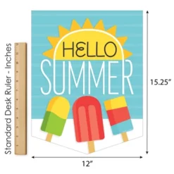 Big Dot Of Happiness Hello Summer - Outdoor Home Decorations - Double-Sided Popsicle Sun Decor Garden Flag - 12 X 15.25 Inches -Garden & Outdoors GUEST 0082e0d7 4819 4e67 b3df affd6d4681c3