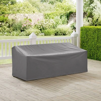Crosley Outdoor Sofa Furniture Cover, Gray 3 Crosley Outdoor Sofa Furniture Cover, Gray
