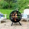 Sunnydaze Decor Sunnydaze Outdoor Portable Camping Or Backyard Flaming Sphere Ball Fire Pit With Built-In Spark Screen - 30" - Black 2 Sunnydaze Decor Sunnydaze Outdoor Portable Camping Or Backyard Flaming Sphere Ball Fire Pit With Built-In Spark Screen - 30" - Black -Garden & Outdoors GUEST 027f42c3 a58a 4b22 81dc dc0fcfad8a10
