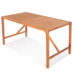 Costway Patio Rectangular Acacia Wood Dining Table 4-6 Person Outdoor 2'' Umbrella Hole 15 Costway Patio Rectangular Acacia Wood Dining Table 4-6 Person Outdoor 2'' Umbrella Hole -Garden & Outdoors GUEST 0631eeeb 09f7 4ed1 97be 16dcff5d3975