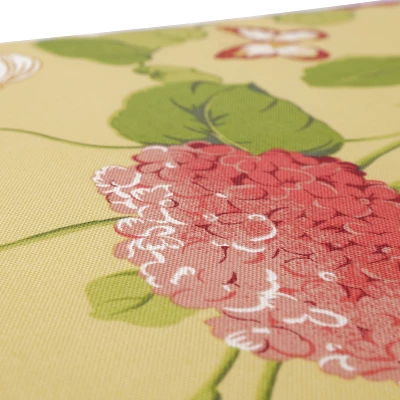 Outdoor 2-Piece Lumbar Toss Pillow Set - Yellow/Red Floral - Pillow Perfect 3 Outdoor 2-Piece Lumbar Toss Pillow Set - Yellow/Red Floral - Pillow Perfect