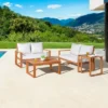 Grafton 4pc Eucalyptus Wood Set With Benches & Tables - Alaterre Furniture 2 Grafton 4pc Eucalyptus Wood Set With Benches & Tables - Alaterre Furniture -Garden & Outdoors GUEST 09c359b2 59d2 4c2a 96dc 1e0cb75a433a