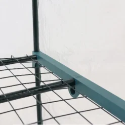 Sunnydaze Decor Sunnydaze Outdoor Portable Growing Rack 2-Tier Greenhouse With PVC Roll-Up Door - 2 Shelves - Clear -Garden & Outdoors GUEST 0a9a97e6 d705 44b9 9f36 4c73967bf50a