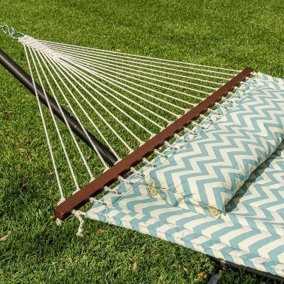 Coronado Double Quilted Hammock Blue Cheron - Smart Living 5 Coronado Double Quilted Hammock Blue Cheron - Smart Living - Image 3