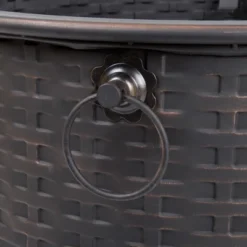 Nature Spring Woven Design Fire Pit - 26" Round, Bronze Finish -Garden & Outdoors GUEST 0d05b85f 9033 4c5e 8cf9 b4945f466bfe