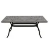 67" Modern Mesh Aluminum Rectangle Patio Dining Table - Black - Oakland Living -Garden & Outdoors GUEST 0ff0c250 72de 4c61 a5a6 2aca6bebe728
