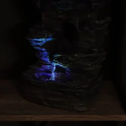 Sunnydaze Decor Sunnydaze Indoor Decorative Five Stream Rock Cavern Tabletop Water Fountain With Multi-Colored LED Lights - 13" -Garden & Outdoors GUEST 109f3981 9c43 4144 a7d9 ad7a2799cccf
