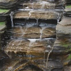 Sunnydaze Decor Sunnydaze 14"H Electric Polyresin Shale Falls Outdoor Water Fountain With LED Lights 20 Sunnydaze Decor Sunnydaze 14"H Electric Polyresin Shale Falls Outdoor Water Fountain With LED Lights -Garden & Outdoors GUEST 116b5cd5 276a 4dda 94ef 495d2f218a95