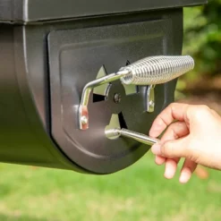 Captiva Designs E02GR016 16" Offset Charcoal Smoke - Black -Garden & Outdoors GUEST 13504ef1 cb9b 4d14 a0e5 8a63c60c8fcb