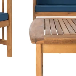 Fontana 4pc Outdoor Set - Natural Look/Navy - Safavieh 10 Fontana 4pc Outdoor Set - Natural Look/Navy - Safavieh -Garden & Outdoors GUEST 17139a5b 922f 44fb 8e11 df4d32e869b2