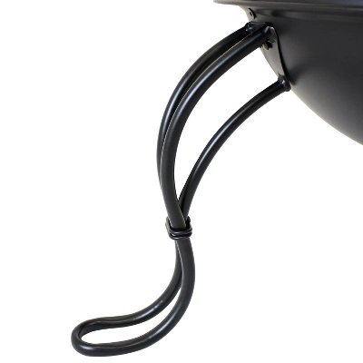 Sunnydaze Decor Sunnydaze Outdoor Backyard Patio Steel Wood-Burning Fire Pit Chiminea With Rain Cap And Mesh Sides - 66" - Black 5 Sunnydaze Decor Sunnydaze Outdoor Backyard Patio Steel Wood-Burning Fire Pit Chiminea With Rain Cap And Mesh Sides - 66" - Black - Image 3