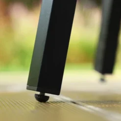 Outdoor Steel End Table - Black - Captiva Designs -Garden & Outdoors GUEST 17b3def8 d397 468b 9640 edb4bd9f2612