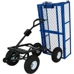 Sunnydaze Decor Sunnydaze Outdoor Lawn And Garden Heavy-Duty Durable Steel Mesh Utility Dump Wagon Cart With Removable Sides -Garden & Outdoors GUEST 17c0893e fca0 4ea5 85eb 37bd0fb4bcdf