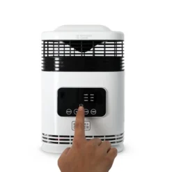 Black & Decker BLACK+DECKER Electric Heater With Digital Controls & LED Display, Remote Control, White