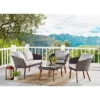 2pk All-Weather Wicker Athens Outdoor Chairs With Cushions Brown - Alaterre Furniture -Garden & Outdoors GUEST 1e5dbe8b 0f02 42d5 94a1 dee50768a4bd