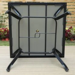 5pc Patio Set With Square Table & Steel 360 Swivel Sling Arm Chairs - Captiva Designs 20 5pc Patio Set With Square Table & Steel 360 Swivel Sling Arm Chairs - Captiva Designs -Garden & Outdoors GUEST 21156517 6b82 4b70 89ca 8dba21827ab4