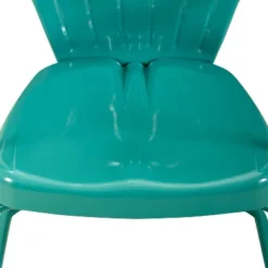 Ridgeland 2pk Outdoor Chairs - Turquoise Gloss - Crosley -Garden & Outdoors GUEST 24891de2 af9e 498d a9db c834768c46a7