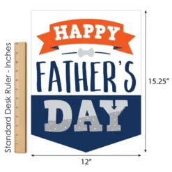 Big Dot Of Happiness Happy Father's Day - Outdoor Home Decorations - Double-Sided We Love Dad Party Garden Flag - 12 X 15.25 Inches -Garden & Outdoors GUEST 260d5c96 95b9 4b7e ab95 c8de230dd551