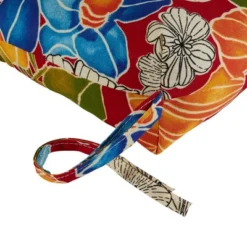 Aloha Red Floral Outdoor Bench Cushion - Kensington Garden -Garden & Outdoors GUEST 2d1f1ae3 5875 4687 bb68 6464deba2ef2