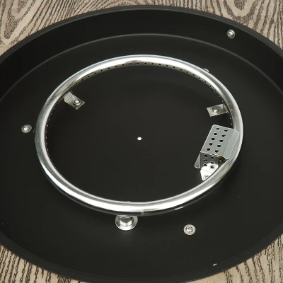 Senoia Outdoor Round Fire Pit - Brown - Christopher Knight Home 9 Senoia Outdoor Round Fire Pit - Brown - Christopher Knight Home - Image 7