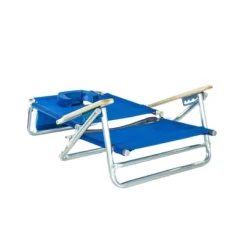 Ostrich SBSC-1016B Lightweight South Adult Beach Outdoor Lake Sand Lounging Chair, Blue And White Stripes -Garden & Outdoors GUEST 31d52462 7691 408b b1cd ac0c328fb19b