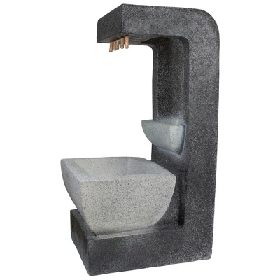 Northlight 26" LED Lighted Rainfall Outdoor Water Fountain With Planter 4 Northlight 26" LED Lighted Rainfall Outdoor Water Fountain With Planter - Image 2