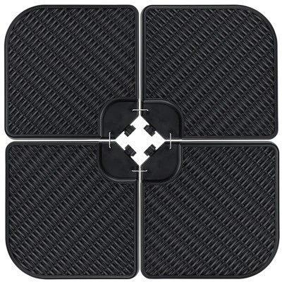 Best Choice Products 4-Piece Cantilever Offset Patio Umbrella Stand Square Base Plate Set W/ Easy-Fill Spouts 12 Best Choice Products 4-Piece Cantilever Offset Patio Umbrella Stand Square Base Plate Set W/ Easy-Fill Spouts - Image 10