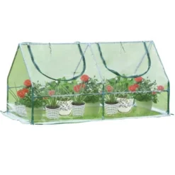 Aoodor 6' X 3 ' X 3' Portable Mini Greenhouse PE Cover 2 Zipper Door -Garden & Outdoors GUEST 34fea4de ba52 4d69 9065 02fa78bf75d2