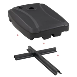 136.8lbs Rectangular Patio Umbrella Base With Wheels Gray - CorLiving 10 136.8lbs Rectangular Patio Umbrella Base With Wheels Gray - CorLiving -Garden & Outdoors GUEST 35a6993d 87a7 48bf a057 322d91b08a5b