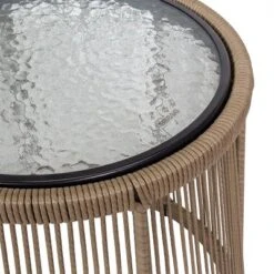 Barton 3 Pieces Outdoor Patio Wicker Chat Conversation Bistro Set (2) Chairs And Table, Beige -Garden & Outdoors GUEST 38539765 5ad9 4504 bddb 3118585c2abe