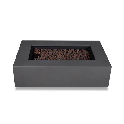 Aegean Rectangle Fire Table With NG Conversion - Real Flame 4 Aegean Rectangle Fire Table With NG Conversion - Real Flame - Image 2