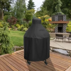 Pure Grill 22-Inch Ceramic Grill Cover For All Large Kamado Charcoal BBQ Grill Brands, Universal Fit Cover - 31" Dia X 40" H -Garden & Outdoors GUEST 40ca3ffd ae44 498b ab1f 9aaf33e4e6f9
