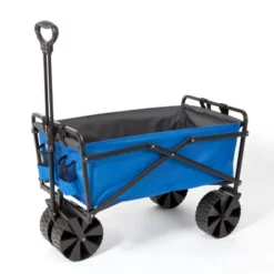 Seina Heavy Duty Steel Collapsible Folding Outdoor Portable Utility Cart Wagon With All Terrain Plastic Wheels And 150 Pound Capacity, Blue/Gray 17 Seina Heavy Duty Steel Collapsible Folding Outdoor Portable Utility Cart Wagon With All Terrain Plastic Wheels And 150 Pound Capacity, Blue/Gray -Garden & Outdoors GUEST 41caaa9a 6bc6 4d59 90a0 757f13a6b568