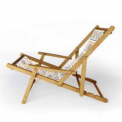 Avenie Boho Horizon Sling Chair - Orange - Deny Designs 3 Avenie Boho Horizon Sling Chair - Orange - Deny Designs