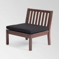 Caswell 4pc Acacia Wood Chat Set - Christopher Knight Home -Garden & Outdoors GUEST 45edfe56 9b0f 4d5f 9c79 08e51a54b9ea