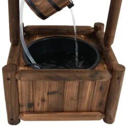 Sunnydaze Decor Sunnydaze 46"H Fir Wood Rustic Wishing Well Outdoor Water Fountain 11 Sunnydaze Decor Sunnydaze 46"H Fir Wood Rustic Wishing Well Outdoor Water Fountain -Garden & Outdoors GUEST 46213424 6472 4f46 9ce3 b607bd179538