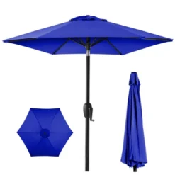 Best Choice Products 7.5ft Heavy-Duty Outdoor Market Patio Umbrella W/ Push Button Tilt, Easy Crank Lift -Garden & Outdoors GUEST 474e6984 16ac 42ce b8f3 37b061eb45e0