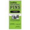 DeWitt Company 8 X 2 X 8 Inch 11 Gauge Galvanized Steel Anchor Pins, Great For Landscape Fabrics And Drip Irrigation Tubing, Bulk Package Of 1000