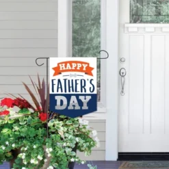 Big Dot Of Happiness Happy Father's Day - Outdoor Home Decorations - Double-Sided We Love Dad Party Garden Flag - 12 X 15.25 Inches -Garden & Outdoors GUEST 48eae3c7 6daa 4f7d b811 70b041931bbb