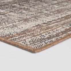 Cortez Contemporary Outdoor Rug Gray/Beige - Christopher Knight Home