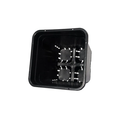 Active Aqua GFOE3 Flow 2.0 6 Square Pots 5-Gallon 13-Liter Bucket Hydroponic Grow Flow Expansion Kit System With Fittings, Connectors, & Tubing, Black 4 Active Aqua GFOE3 Flow 2.0 6 Square Pots 5-Gallon 13-Liter Bucket Hydroponic Grow Flow Expansion Kit System With Fittings, Connectors, & Tubing, Black - Image 2