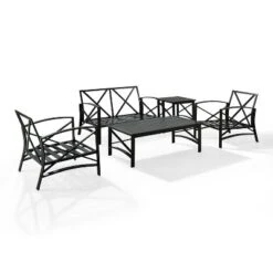 5pc Kaplan Outdoor Seating Set Oatmeal - Crosley 9 5pc Kaplan Outdoor Seating Set Oatmeal - Crosley -Garden & Outdoors GUEST 4e74a40b 9334 4887 be54 548cd4fa730b