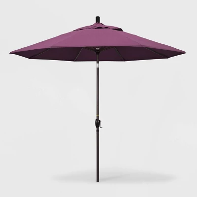 9' Pacific Trail Patio Umbrella Push Button Tilt Crank Lift Sunbrella - California Umbrella 7 9' Pacific Trail Patio Umbrella Push Button Tilt Crank Lift Sunbrella - California Umbrella - Image 5