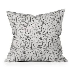 Holli Zollinger Outdoor Throw Pillow White/Black - Deny Designs 12 Holli Zollinger Outdoor Throw Pillow White/Black - Deny Designs -Garden & Outdoors GUEST 52a87a06 bacb 4230 8114 f78a3a328433