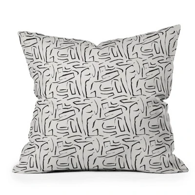 Holli Zollinger Outdoor Throw Pillow White/Black - Deny Designs 7 Holli Zollinger Outdoor Throw Pillow White/Black - Deny Designs - Image 5