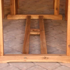 7pc Acacia Wood Patio Dining Set With Cushions - Saracina Home -Garden & Outdoors GUEST 52c811ae 9d20 45a0 bcd1 03466f9c6690