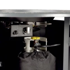 Oakland Living Aluminum 44"x44" Round 55000 BTUs Propane Patio Dining Table With Lava Rock & Lid Gray -Garden & Outdoors GUEST 5751c2b5 0100 4800 81de aaeffbb6b2bf