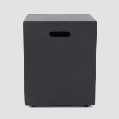 Kalo 5pc Wicker Chat Set With Fire Table - Gray/Light Gray/Dark Gray - Christopher Knight Home 8 Kalo 5pc Wicker Chat Set With Fire Table - Gray/Light Gray/Dark Gray - Christopher Knight Home - Image 6