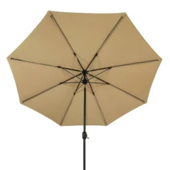 11' X 11' Calypso II Market Patio Umbrella With Solar LED Strip Lights Champagne - Island Umbrella 25 11' X 11' Calypso II Market Patio Umbrella With Solar LED Strip Lights Champagne - Island Umbrella -Garden & Outdoors GUEST 597c7b83 65a5 492c bb7c 0774e9096f9d