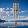 Woodstock Wind Chimes Signature Collection, Affirmation Chime, 25'' Virtues Silver Wind Chime AFVSB -Garden & Outdoors GUEST 5d258ca7 fb83 4217 8278 b3b8e19638b5